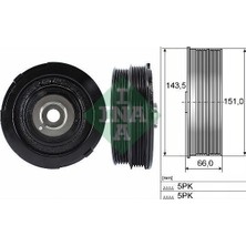 Ina 544006910 - Krank Kasnagı Bmw M47 E46 E39