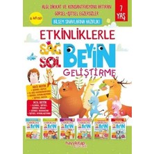 Hayy Kitap Etkinliklerle Sağ Beyin Sol Beyin Geliştirme (7 Yaş) 6’lı Set