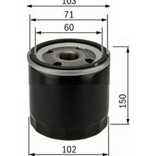 Sardes SO917 - Yağ Filtresi Hyundaı HD35 4000CC H100 Kamyonet Ym-Mıtsubıshı Canter Turbo-Prestıge WP1045 x