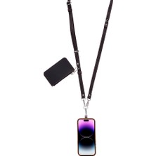 BloominBag Léona Noir Black Telefon Askısı ve Kartlıklı Cüzdan Seti
