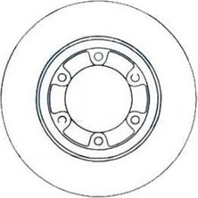 Autoparct Auto FD22135 - Ön Fren Aynası Mazda Pıck-Up B 2500 87-93 -Pıck-Up E 2600 87 272×22X6DLXHAVALI