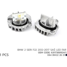 Niken Nıken 064BW222601 - Bmw 2 F22 2012-2017 Sağ LED Far Modl 63117388924/1