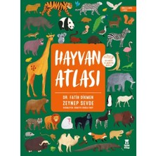 Taze Kitap Hayvan Atlası (Dünya Hası ve Çıkartma Hediyeli)