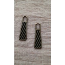 ILCARE Antık Sarı Metal Elcık 10X35 mm 2 Adet