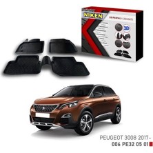 Niken Nıken 006PE320501 - 3D Paspas Peugeot 3008 2017-