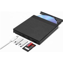 NY Home Kenly Harici Dvd-Rw USB 3.0 Sürücü, Cd/dvd Yazıcı Okuyucu, Taşınabilir Optik Disk Drive, Windows ve Mac Uyumlu, Tak Çalıştır