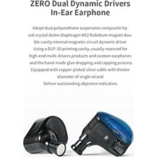 NY Home ﻿ Zero Mavi Dual Dynamic Drivers In-Ear Headphone | Sahne, Stüdyo Veya Odyofil Için Çift Sürücülü Kulak Içi/ın-Ear Kablolu Monitör Kulaklık