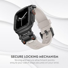 NY Home Apple Watch Series Se/11/10/9/8/7/6/5/4/3 ile Uyumlu Silikon Kordon (BBL101)