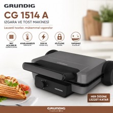 Grundig Grundıg Cg 1514 A Izgara ve Tost Makinesi