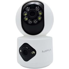 NY Home Aoı 3.0 Mp + 3.0 Mp Fhd Çift Lens Bağlantılı Ip Kamera