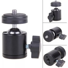 NY Home Tripod 90° Yönlendirme Aparatı 360 Derece Dönebilen Başlık Tüm Tripodlara Uyumlu Metal Mafsal Aparatı