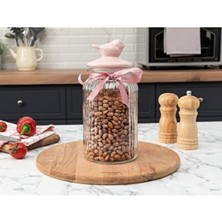 Empressco Şık Silindir Kavanoz 1300ML, Pratik ve Göz Alıcı Tasarım
