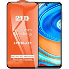 NY Home Xiaomi Redmi Note 9 Pro ile Uyumlu Ekran Koruyucu 21D Tam Kaplayan