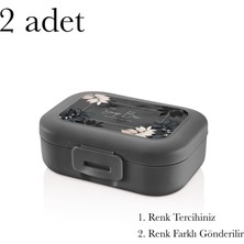Yağmur Store 2 Adet Katı Sabun Saklama Taşıma Kutusu (Koyu Gri)