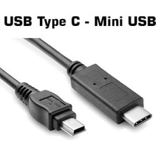 NY Home 30 cm Typec Mini USB Kablo Typec 5 Pin Kablo Mini USB Type-C Kablo