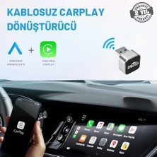 NY Home 2in1 Kablosuz Carplay ve Android Auto Adaptörü (EMT-001)