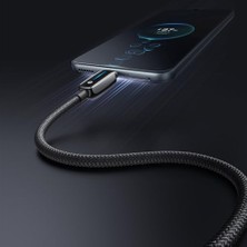 NY Home CA-0020 Usb-A To Usb-C 6A Akıllı Şarj Kablosu 1.2m Siyah