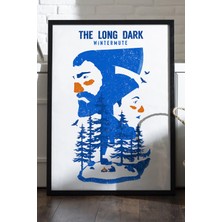 Duvarda The Long Dark Siyah Ahşap Çerçeveli Poster, Dekoratif Oyun Duvar Tablosu