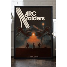 Duvarda Arc Raiders Siyah Ahşap Çerçeveli Poster, Dekoratif Oyun Duvar Tablosu