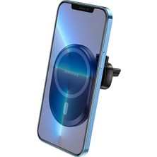 NY Home Borofone Profesyonel Araç Içi Telefon Tutucu iPhone Uyumlu Araç Havalandırmasına Uygulanır Kullanımı Kolay Güçlü Manyetik Tutucu BH71
