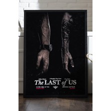 Duvarda The Last Of Us Siyah Ahşap Çerçeveli Poster, Dekoratif Oyun Duvar Tablosu