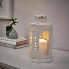 Yağmur Store .. 803.779.37 Fenomen Kokusuz Blok Mum, 5'li Set, Doğal