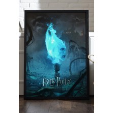 Duvarda Harry Potter Siyah Ahşap Çerçeveli Poster, Film Duvar Tablosu