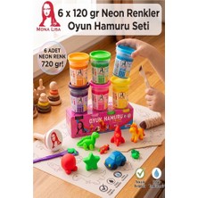 ArtMaster Oyun Hamuru 6 Renk 1 Paket Monalisa 6 Lı Neon Renk Oyun Hamuru Kurumaya Karşı Dirençli Okul Öncesi Kreş Yumuşak