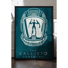 Duvarda The Callisto Protocol Siyah Ahşap Çerçeveli Poster, Dekoratif Oyun Duvar Tablosu