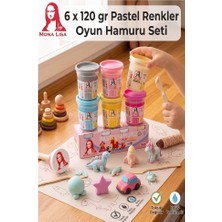 ArtMaster Oyun Hamuru 6 Renk 1 Paket Monalisa 6 Lı Pastel Renk Oyun Hamuru Kurumaya Karşı Dirençli Okul Öncesi Kreş Yumuşak