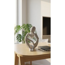Bonolupo Celestial Resonance Havada Asılı Minimalist Dekoratif Heykel - Modern Sanat Tasarımı (32CM)