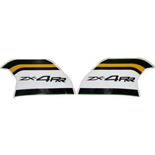 Kawasaki ZX4RR Yan Grenaj Sticker 2025 2026 Model Sarı