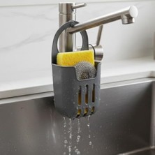 Yağmur Store Askılı Lavabo Süngerliği – Drenajlı, Delikli Tasarım, Mutfak & Banyo Düzenleyici (10×18 Cm)