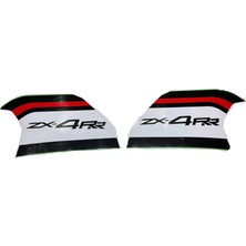 Kawasaki ZX4RR Yan Grenaj Sticker 2025 2026 Model Kırmızı