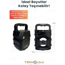 Yağmur Store Bluetooth Hoparlör Taşınabilir Ses Bombası LED Işıklı Extra Bass Ses Radyolu Speaker Sd Kart-Usb