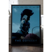 Duvarda The Odyssey Siyah Ahşap Çerçeveli Poster, Dekoratif Film Duvar Tablosu