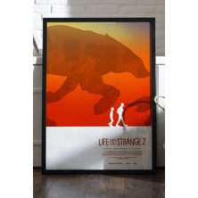 Duvarda Life Is Strange 2 Siyah Ahşap Çerçeveli Poster, Dekoratif Oyun Duvar Tablosu