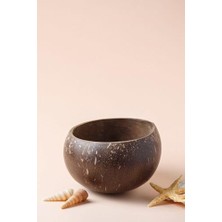 NY Home Kuru Yeşil Jumbo Hindistan Cevizi Kasesi - El Yapımı Coconut Bowl - Atıştırmalık, Sos ve Çerez Kasesi