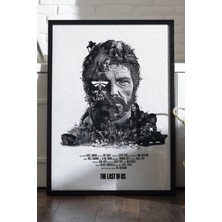 Duvarda The Last Of Us Siyah Ahşap Çerçeveli Poster, Dekoratif Oyun Duvar Tablosu
