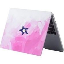 Yağmur Store MacBook Air 13.6 Inç Kılıf Uyumlu M2 M3 M4 M5 Sert Koruyucu Hard Case A2681 A3113 A3240 A3449 Darbe ve Çizilme Koruma Pembe
