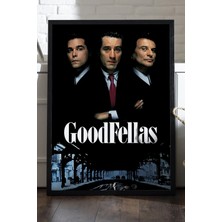 Duvarda Goodfellas Siyah Ahşap Çerçeveli Poster, Dekoratif Film Duvar Tablosu