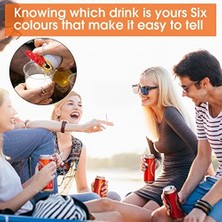 NY Home 6 Parça Renkli Soda Kutusu Sekme Açacağı, Kolay Konserve Açacağı Kılavuzu, Kola, Bira, Soda, Içecek Alüminyum Içecek Kutusu Üstü Halka Açıcı Alet, Kutularınızı Böcekler ve Kirden Koruyun