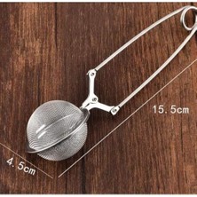 Yağmur Store Paslanmaz Çelik Çay Süzgeci – Ince Gözlü Metal Çay Topu, Bitki Çayı Demliği ve Kahve Filtre Teli | Kolay Temizlenir, Dayanıklı Yapı