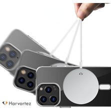 NY Home iPhone 14 Pro Max Magsafe ile Uyumlu Şeffaf, Manyetik Kılıf, Kablosuz Şarj Desteği, Ultra Berrak Kapak, 1'e 1 Uyumlu, Çevre Dostu Malzeme, Güçlü Koruma, Optimal Case (Şeffaf)