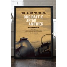 Duvarda One Battle After Another Siyah Ahşap Çerçeveli Poster, Dekoratif Film Duvar Tablosu