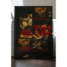 Duvarda Whiplash Siyah Ahşap Çerçeveli Poster, Dekoratif Film Duvar Tablosu