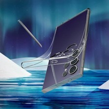 Yağmur Store ile Uyumlu Şeffaf Clear Silikon Yüksek Kalite Darbeye Dayanıklı Şık Telefon Kılıfı ( S24 Ultra)