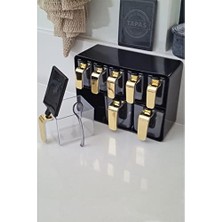 NY Home Herevin Vanilya Standlı 8 Parça Baharat Takımı