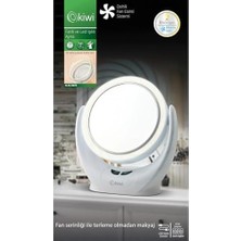 NY Home KLM-9870 Fanlı, Ayarlanabilir LED Işıklı Makyaj Aynası