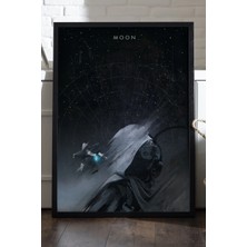 Duvarda Destiny Siyah Ahşap Çerçeveli Poster, Dekoratif Oyun Duvar Tablosu